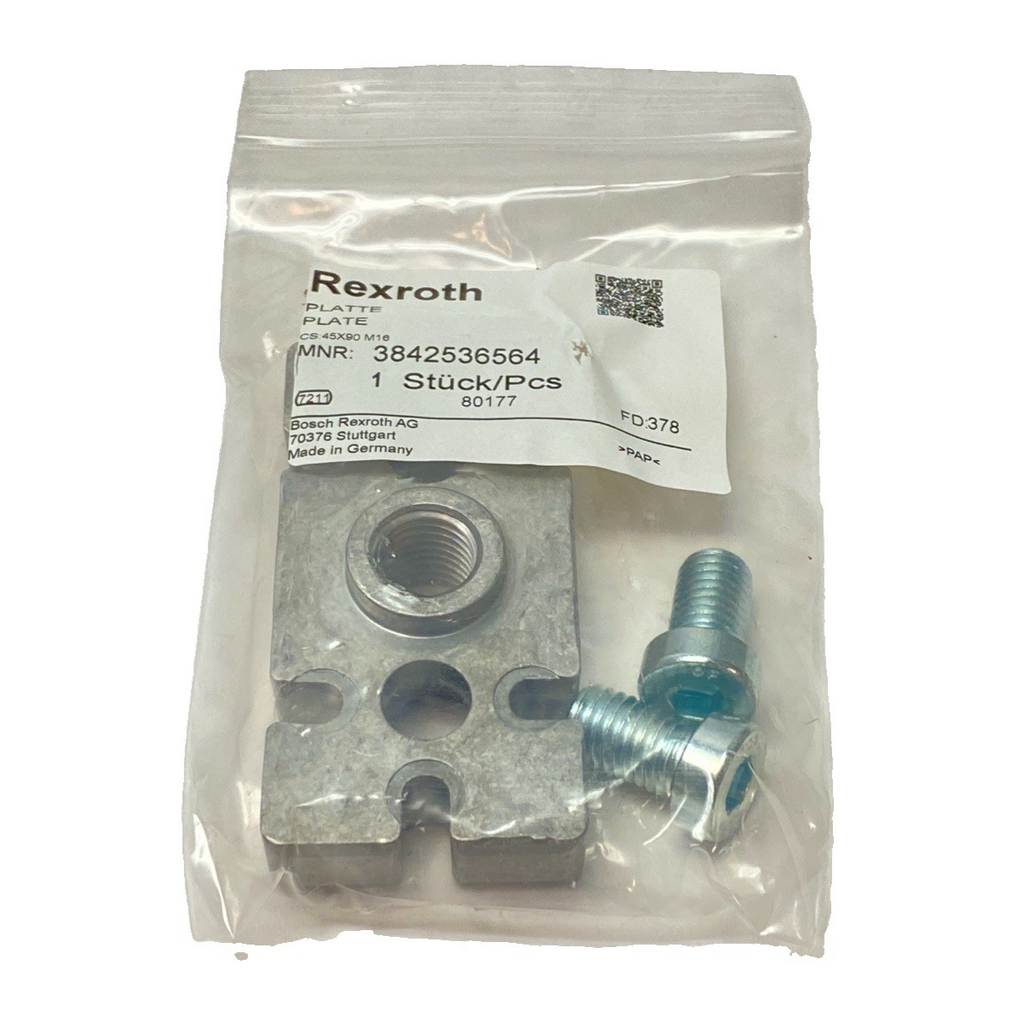 Bosch Rexroth 3842536564 Profile Plate for Leveling Foot CS: 45X90 M16