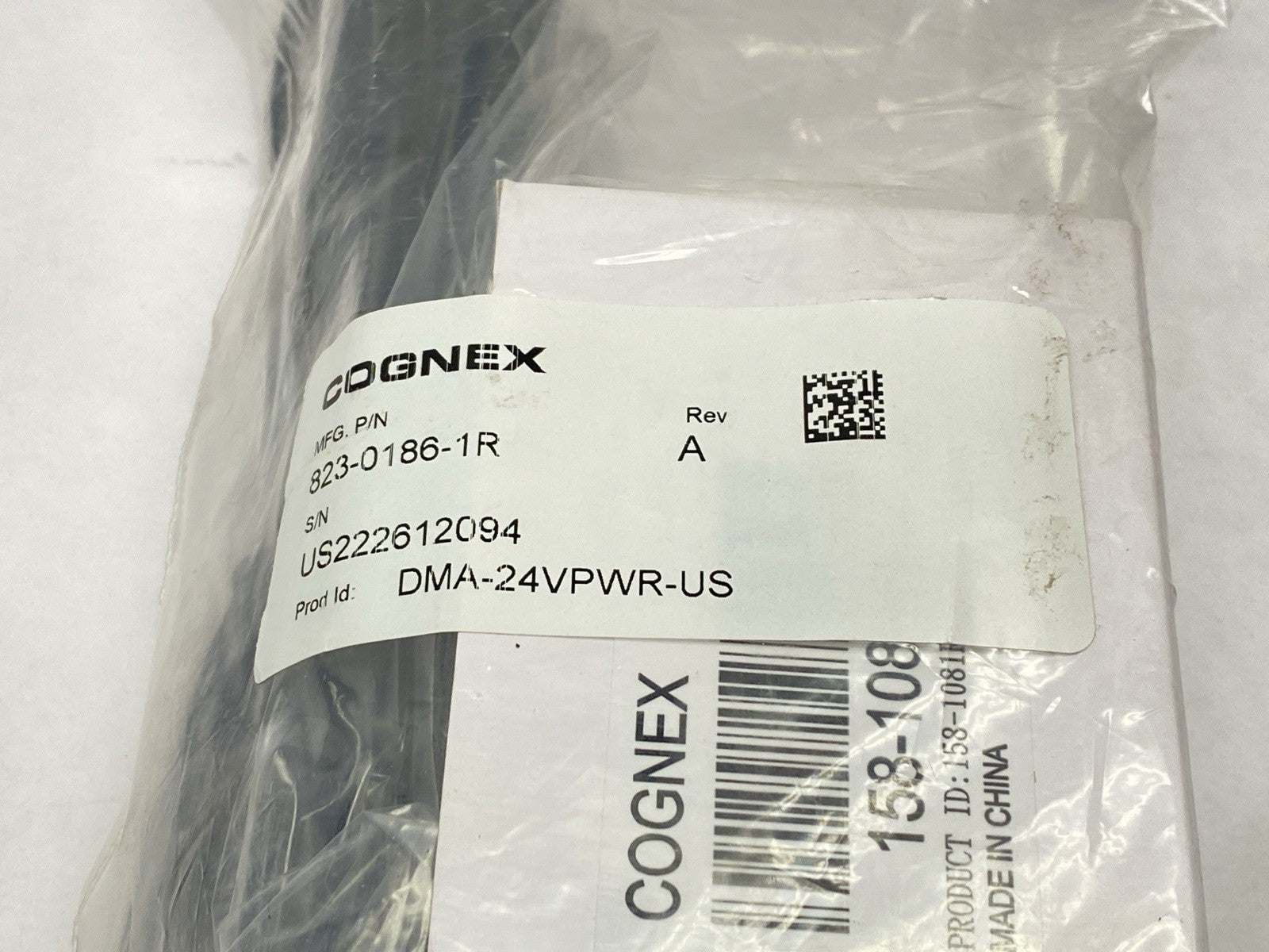 823-0186-1R | Cognex Rev A Power Supply DMA-24VPWR-US - New - Maverick Industrial Sales