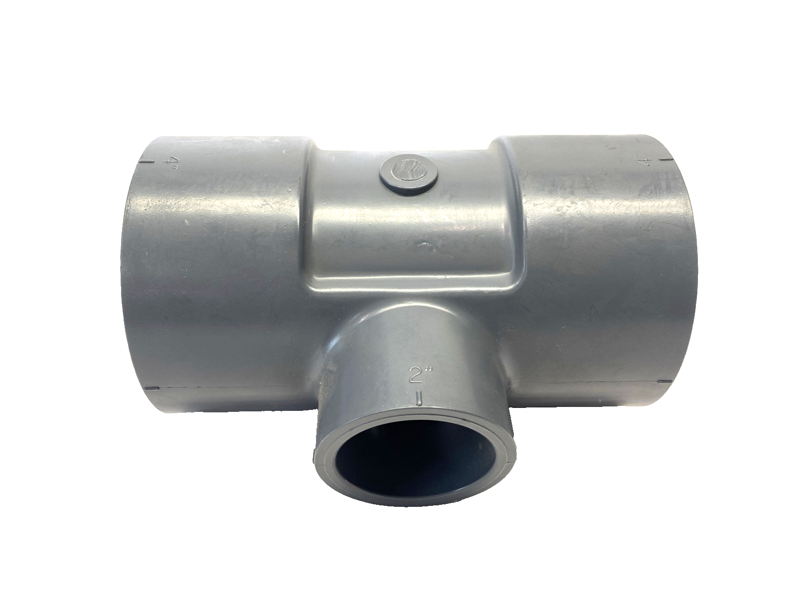 036804, 801-420 | IPEX 036804 Reducing Tee SCH 80 PVC 4"x4"x2" Socket x Socket x Socket - New – Open box - Maverick Industrial Sales