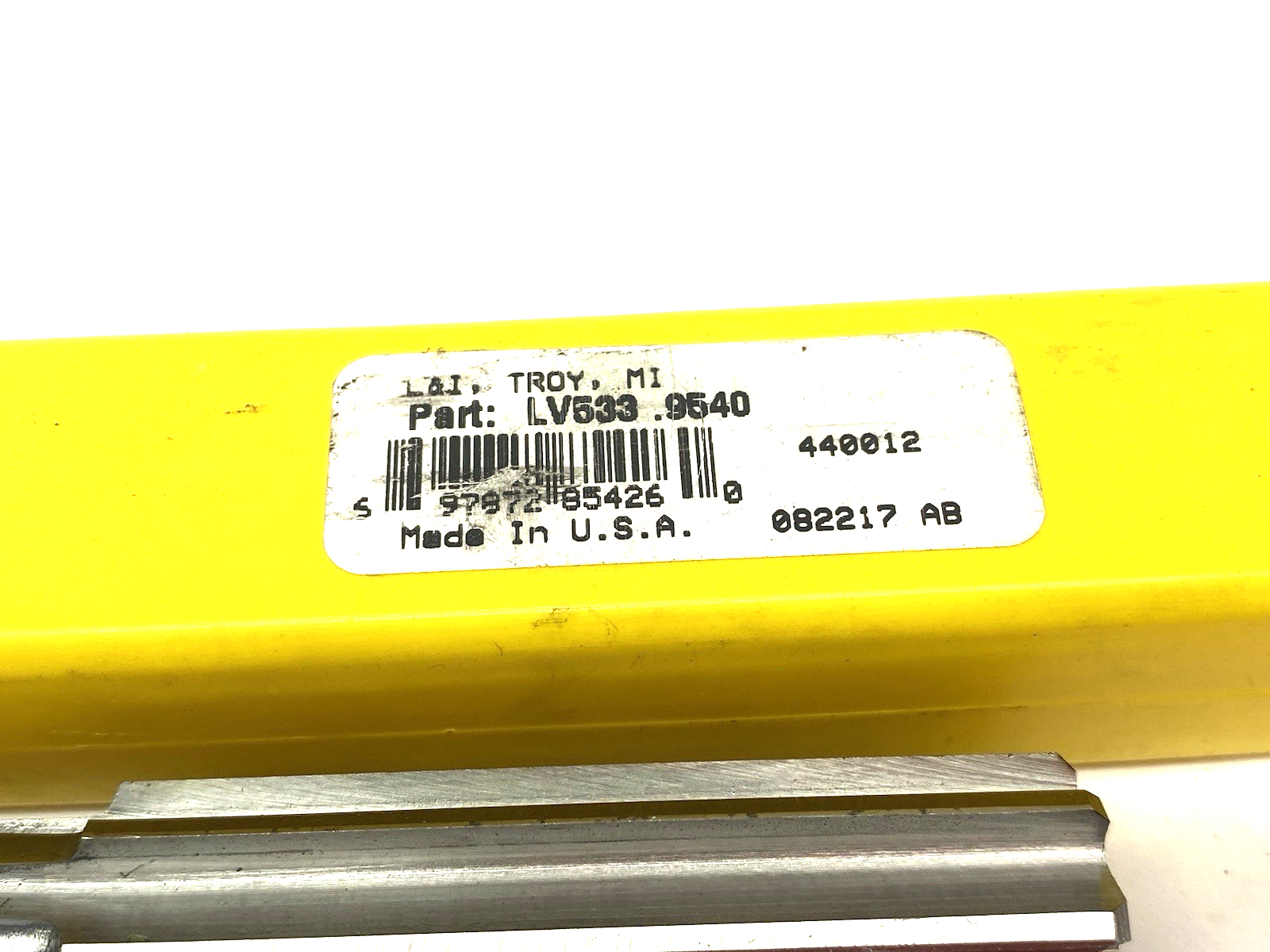 Lavallee & Ide LV533.9540 Straight Flute/Shank Chucking Reamer 0.9540" Diameter - Maverick Industrial Sales