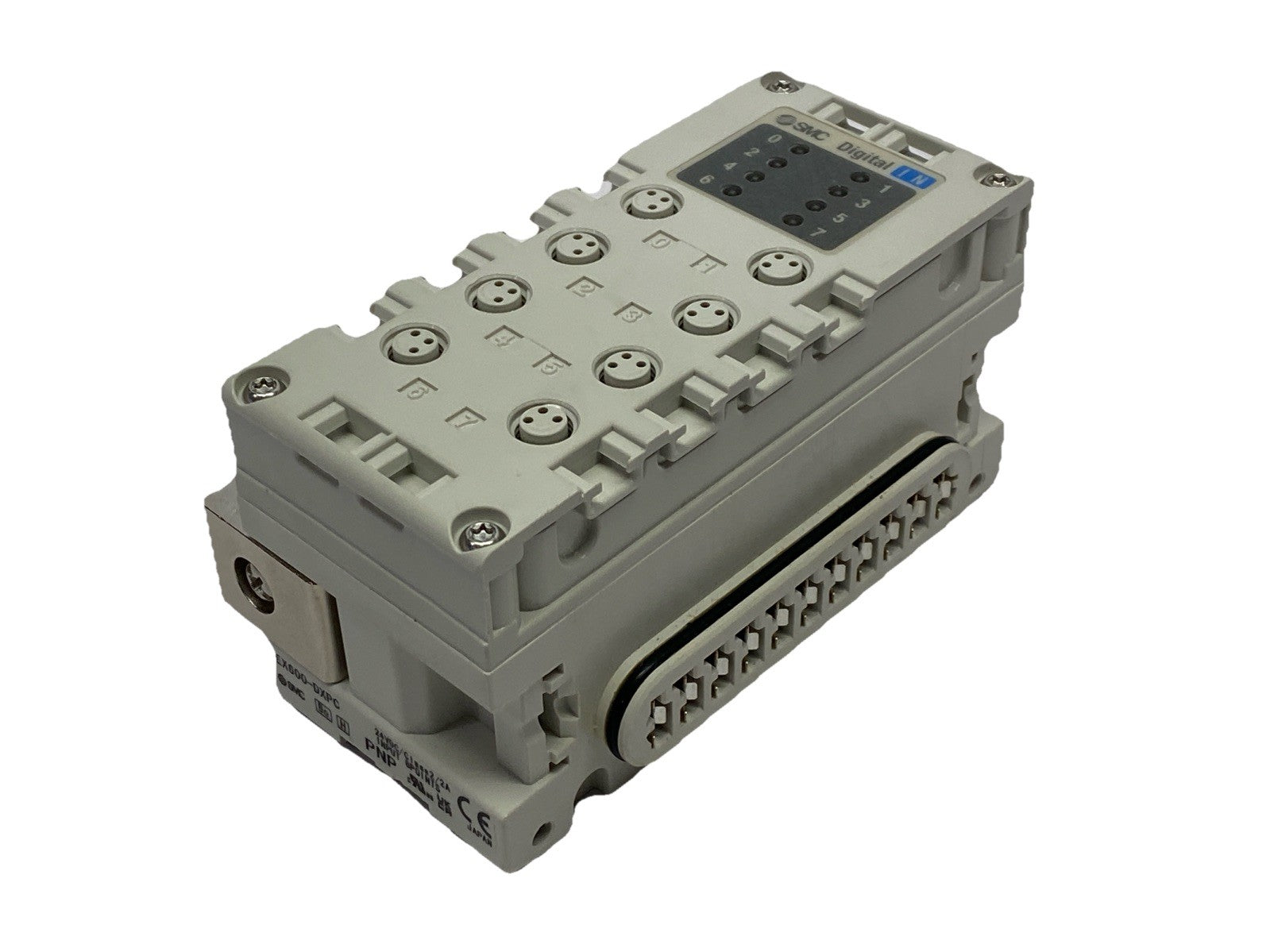 SMC EX600-DXPC Digital Input Serial Interface Unit 8-Port M8 3-Pin - Maverick Industrial Sales