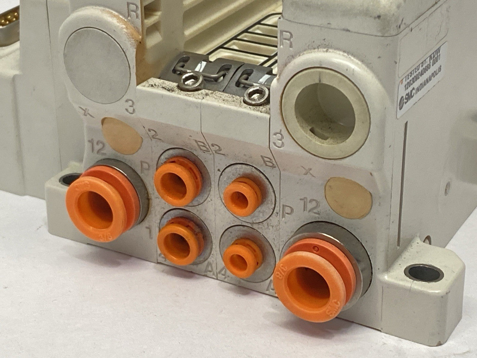 SMC VV5QC21-02N7FD0-S Pneumatic Manifold Base 2-Station D-Sub - Maverick Industrial Sales