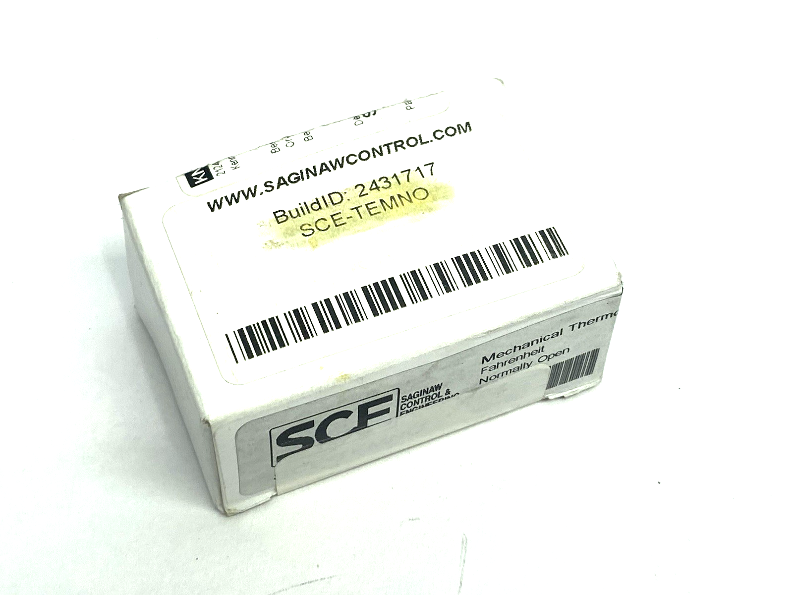 Saginaw Control & Engineering SCE-TEMNO Enclosure Thermostat, Normally Open - Maverick Industrial Sales