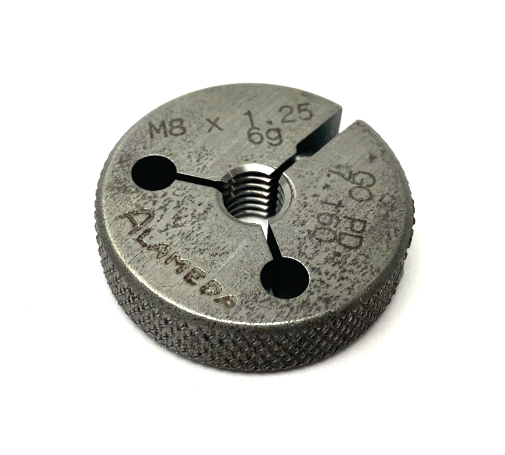 Alameda M8 x 1.25-6G Threaded Ring Gauge GO PD 7.160 - Maverick Industrial Sales