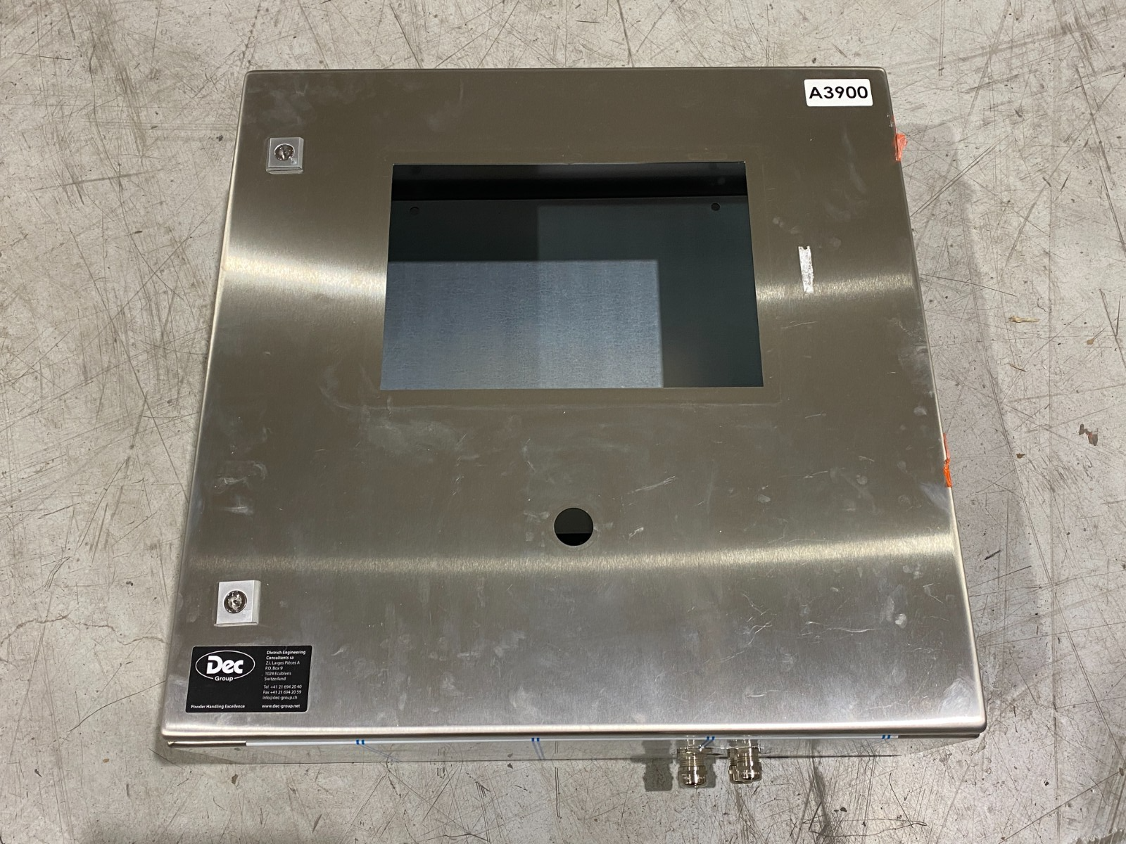 9405600 | Rittal KEL 9405.600 Stainless Steel Enclosure 600x600x210mm HOLE CUT - New – Open box - Maverick Industrial Sales