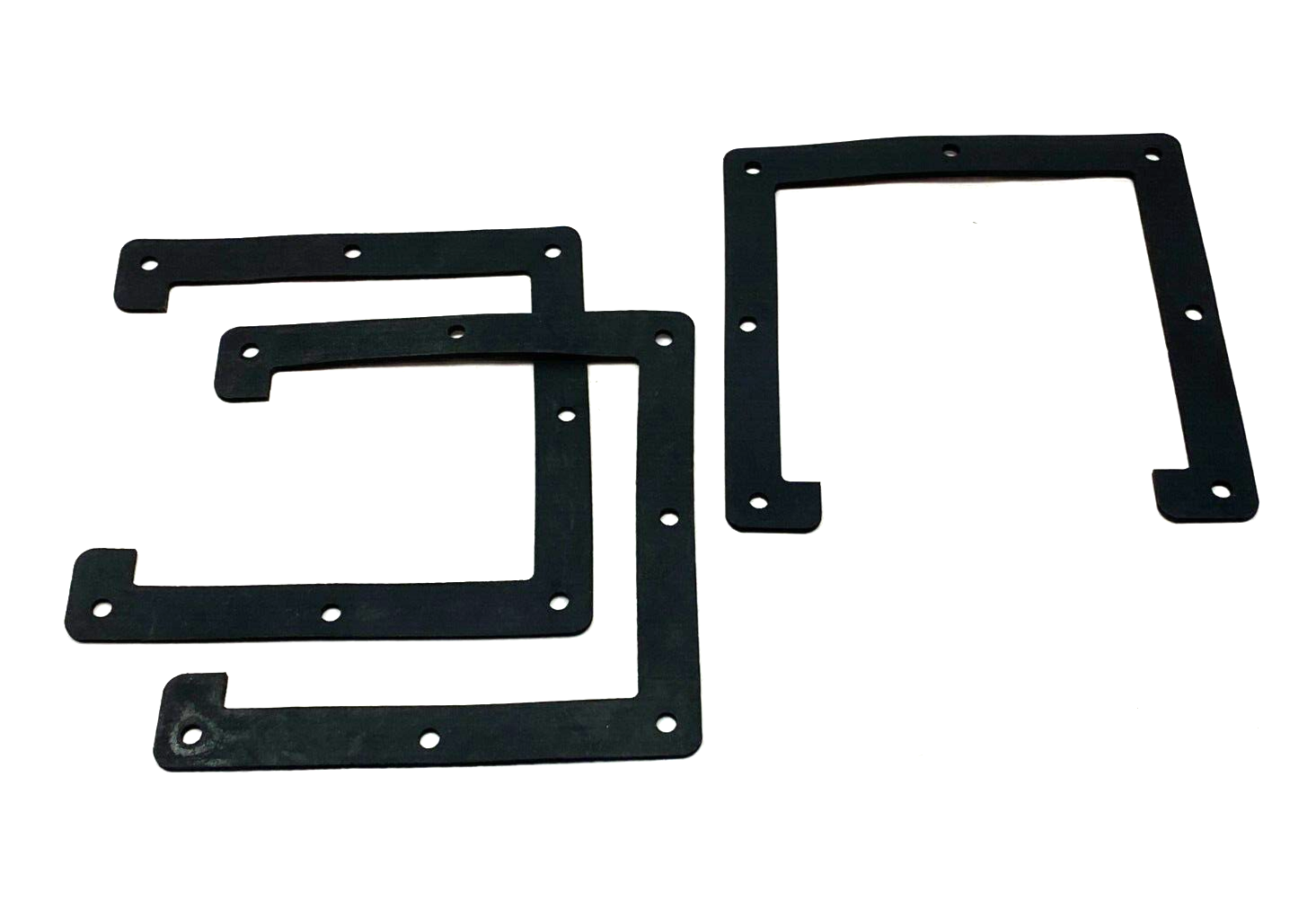 Hoffman F66 nVent Wireway Section Rubber Connection Seal 6 x 6" Black LOT OF 3 - Maverick Industrial Sales