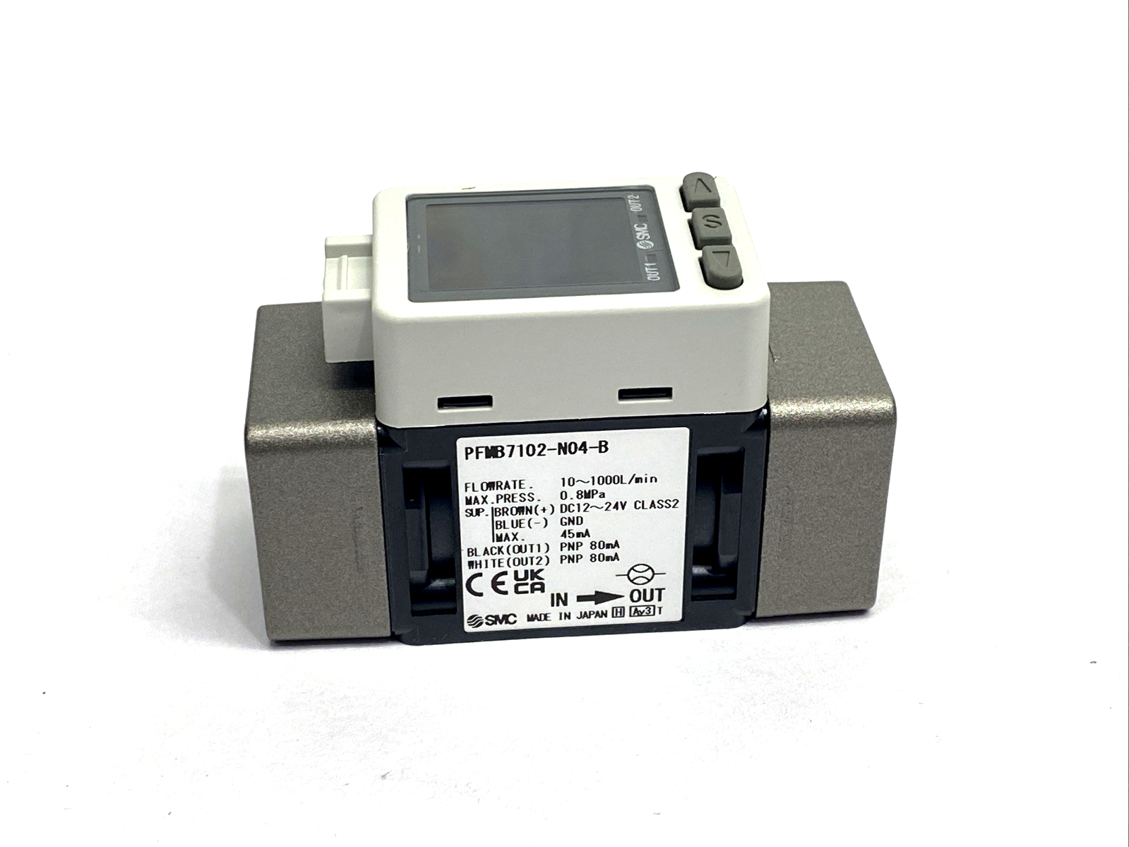 SMC PFMB7102-N04-B Digital Air Flow Switch 1/2" NPT - Maverick Industrial Sales