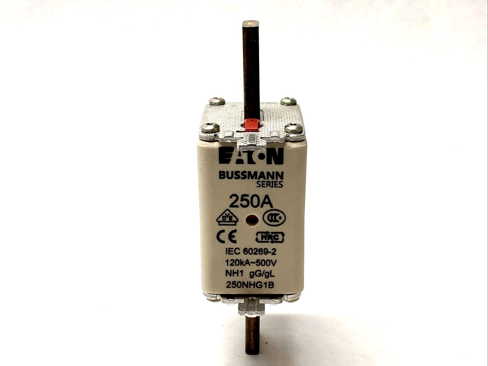 Eaton 250NHG1B Low Voltage NH Fuse Live Gripping Lug 500V 250A 120 kAIC - Maverick Industrial Sales