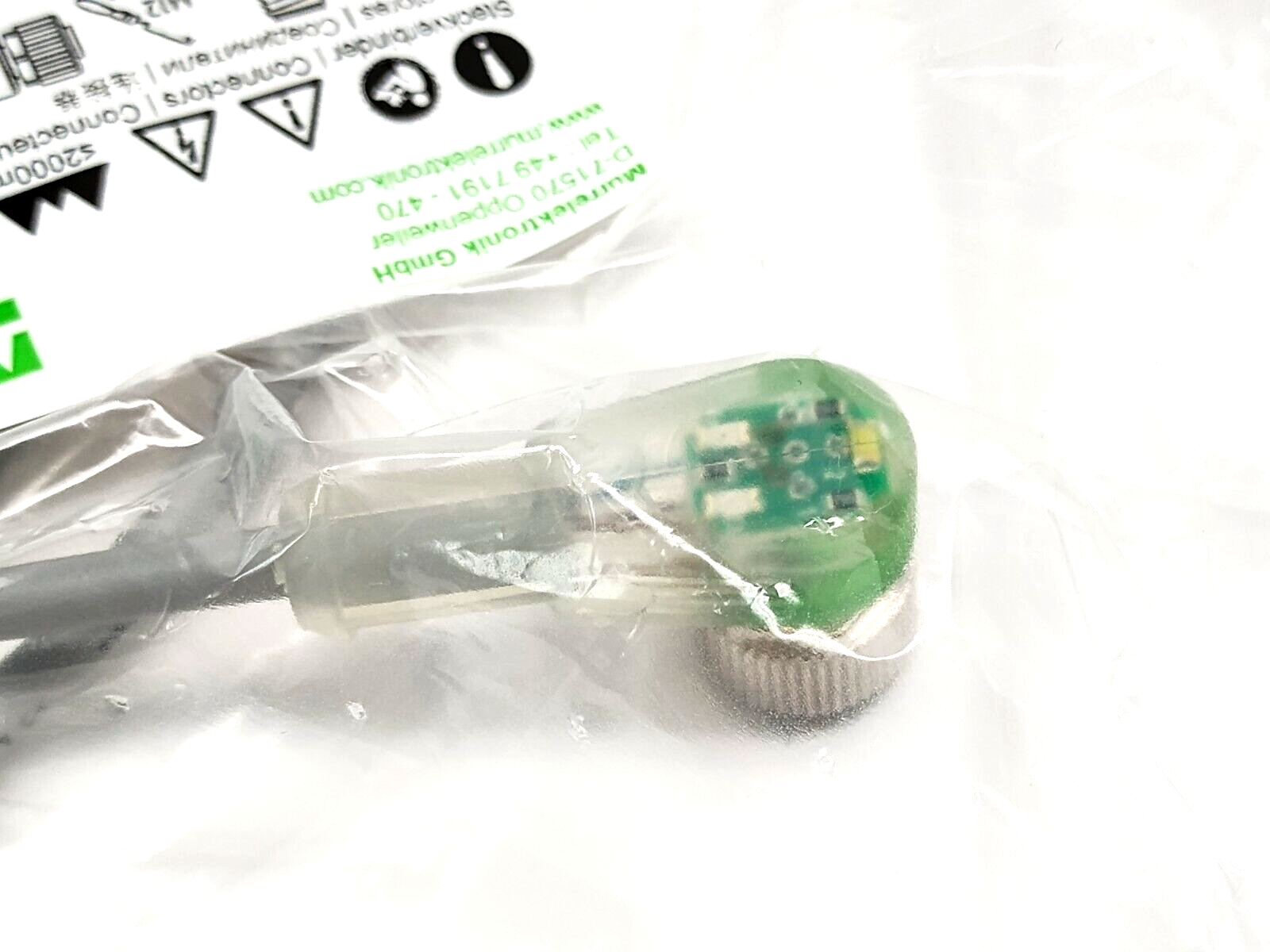 Murr Elektronik 7000-40341-2340150 Male To LED Female 90 5-Pin M12 Cordset 1.5m - Maverick Industrial Sales