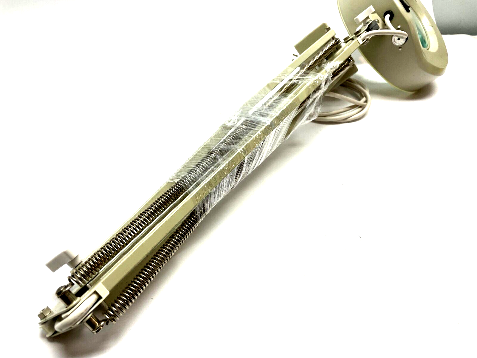 Luminaire LTS120-30-WHITE Swing Arm Clamp on Fluorescent Magnifying Task Light - Maverick Industrial Sales