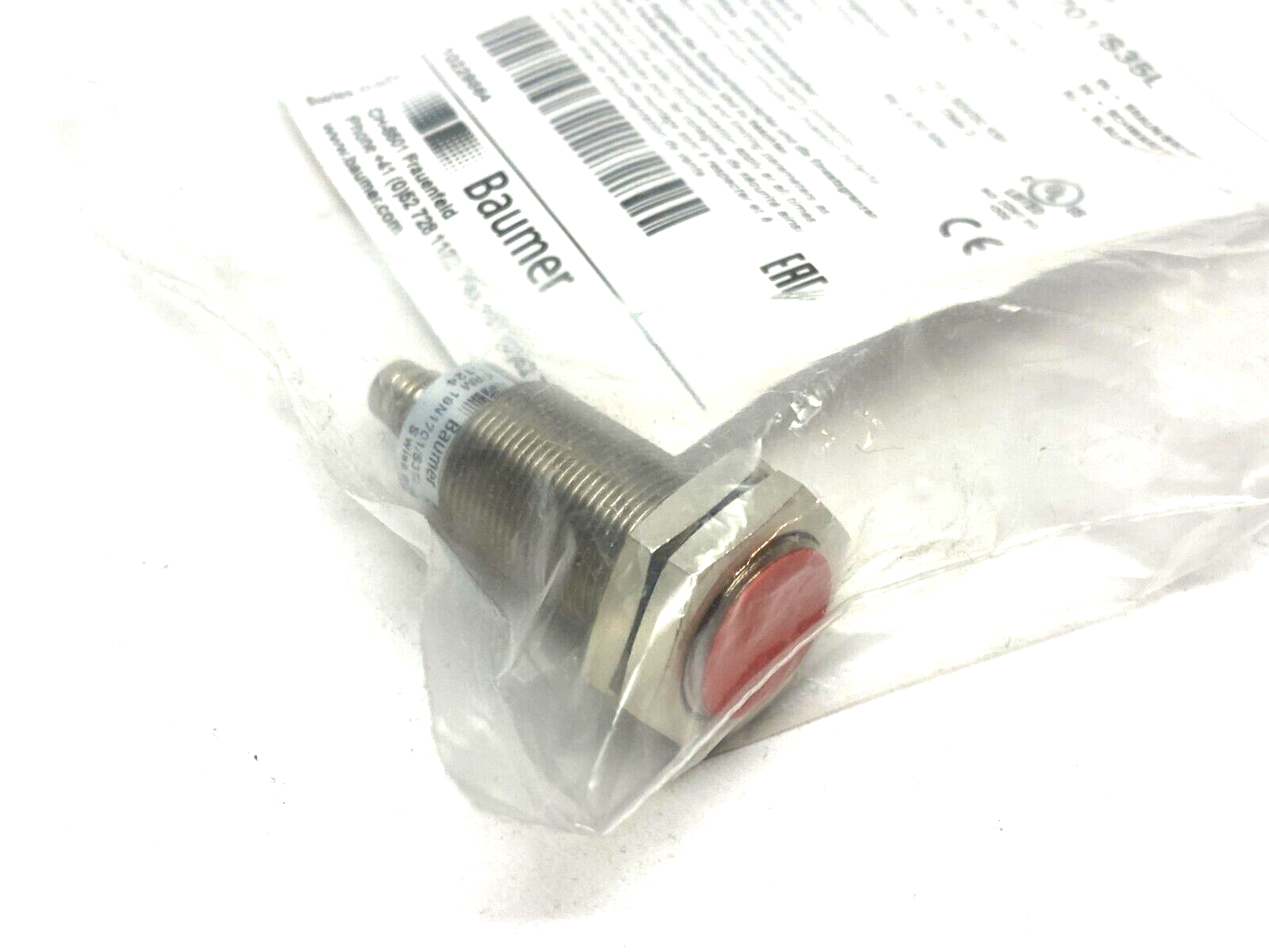 Baumer IFRM 18N1701/S35L Inductive Proximity Switch Quasi-Flush Mount 10229664 - Maverick Industrial Sales