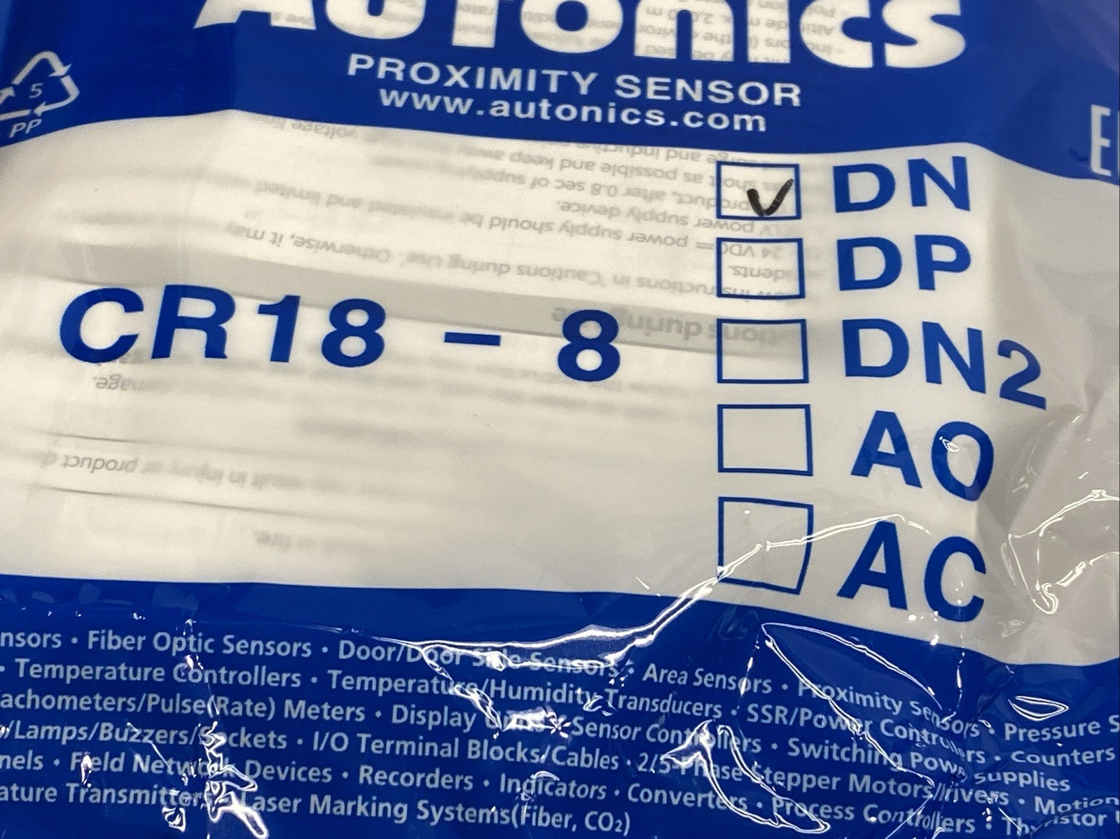 Autonics CR18-8DN Cylindrical Capacitive Proximity Sensor M18 - Maverick Industrial Sales
