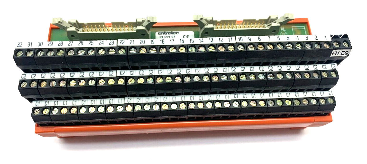 Entrelec 2109107 BF2HE10-32T High Density Breakout Terminal - Maverick Industrial Sales