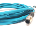 Lumberg 0985 806 100/5M EtherNet/IP Cordset M12 4-Pin Male To Male 5m 900004064 - Maverick Industrial Sales