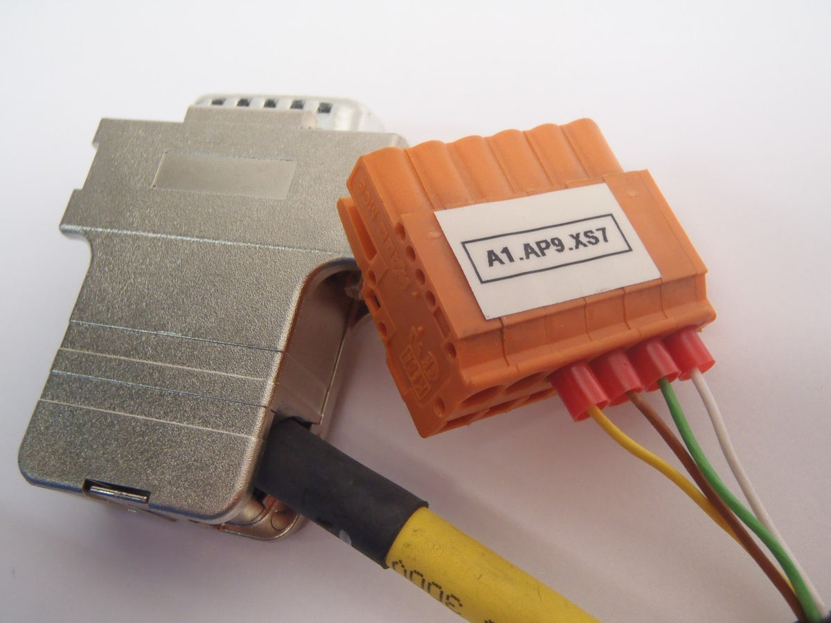 A1.AP9.XS7, A1.XP11, A12.XS2 | ABB Connector Cable Cordset For Robobel Paint Robot A1.AP9.XS7 A1.XP11 A12.XS2 - Used - Maverick Industrial Sales