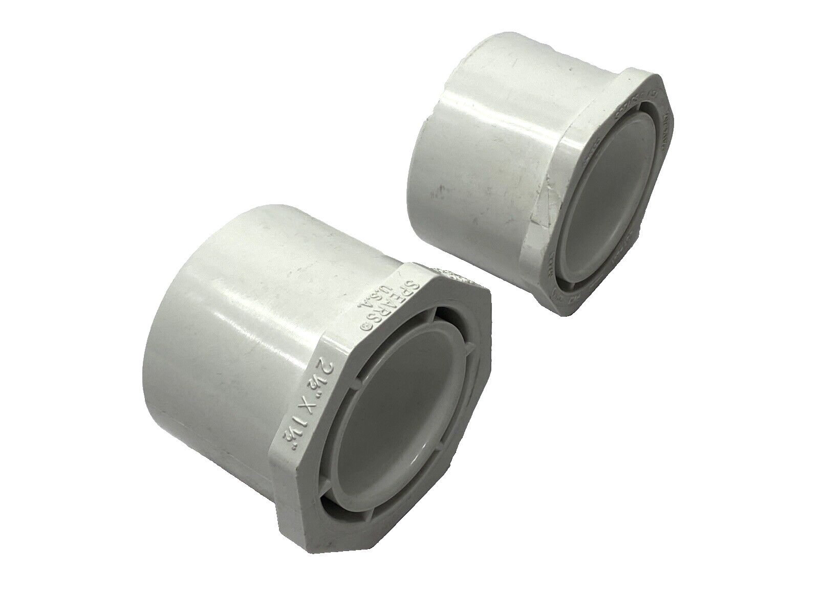 Spears 437-291 Reducing Bushing 2-1/2" x 1-1/2" SCH 40 Socket x Spigot LOT OF 2 - Maverick Industrial Sales