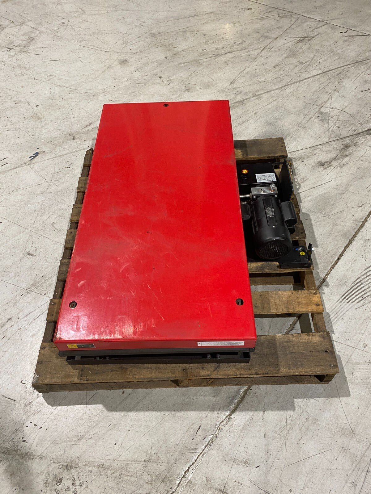 Dayton 35KT68 Scissor Lift Table 39" Max Lift, 8" Min Lift MISSING CONTROLS - Maverick Industrial Sales