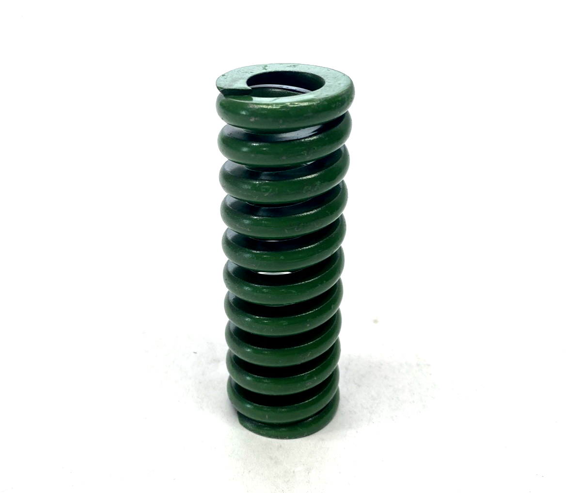 9595K84 Green Chrome Die Spring 1-1/4" Hole Dia. x 3-1/2" Length LOT OF 4 - Maverick Industrial Sales