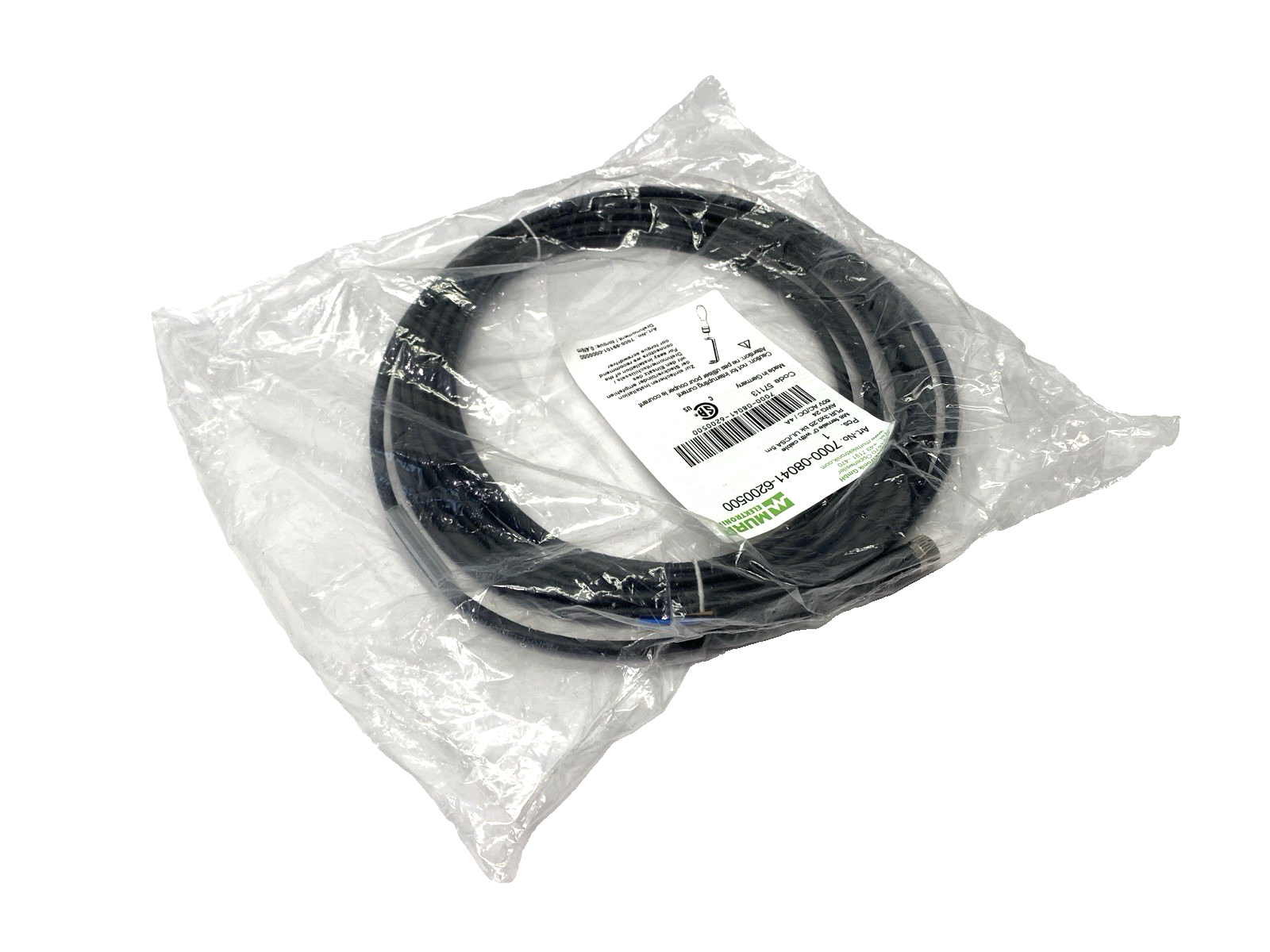 Murr Elektronik 7000-08041-6200500 Single Ended Cable Female Connector M8 5m - Maverick Industrial Sales