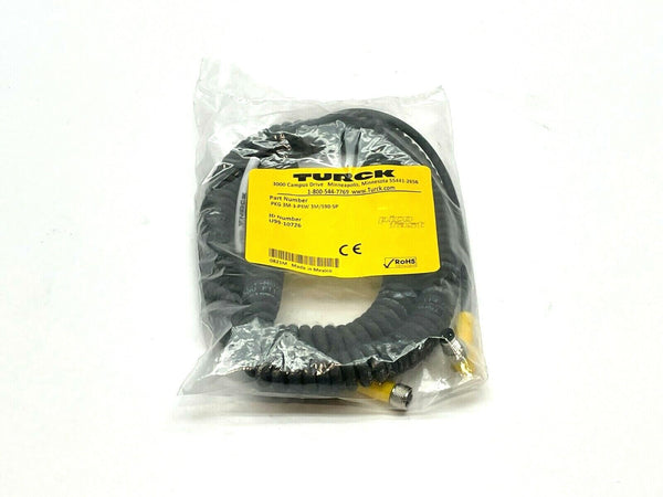 Turck PKG 3M-3-PSW 3M/S90-SP Extension Coil Cordset U99-10726 - Maverick Industrial Sales