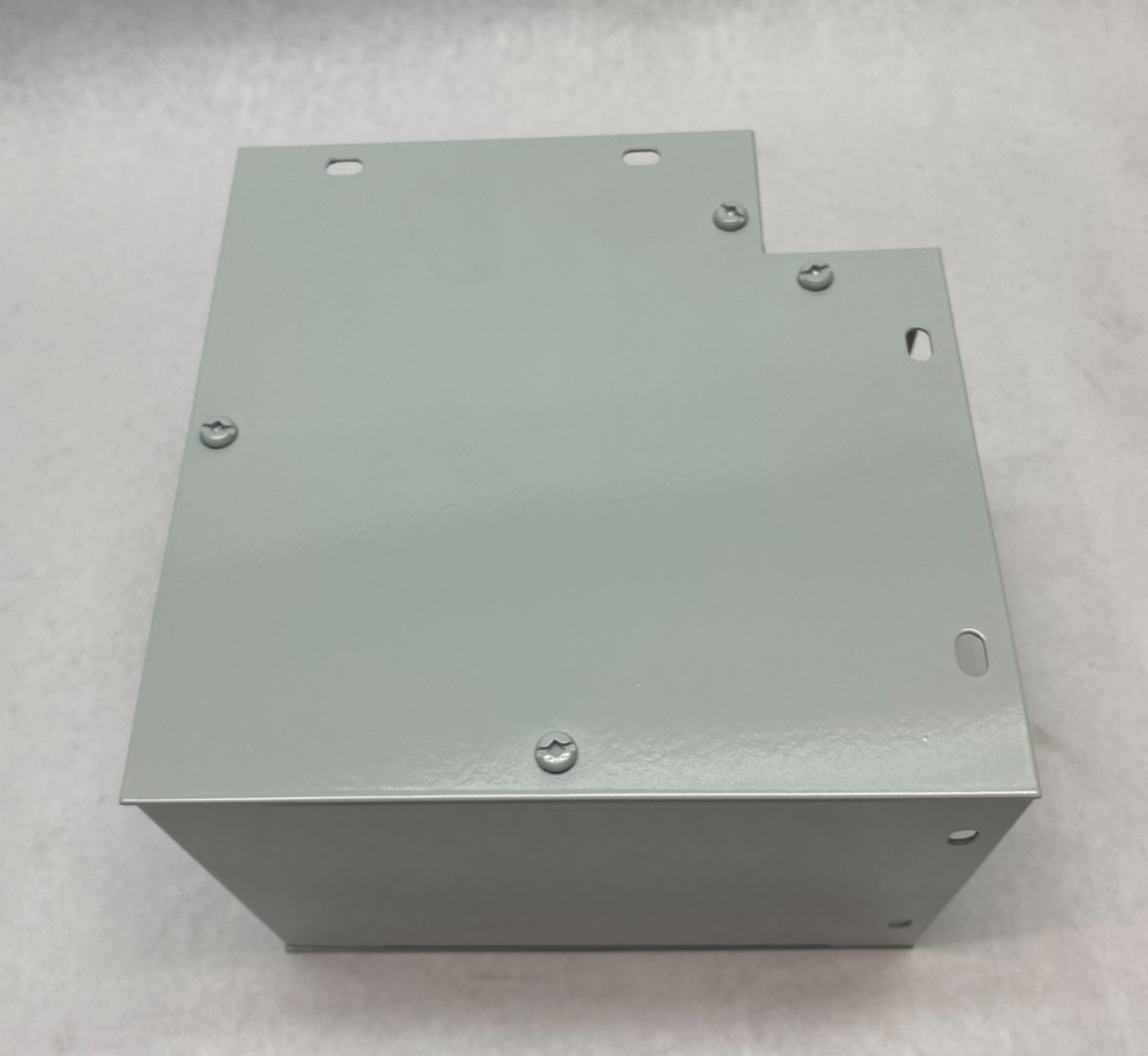 F66G90E | Hoffman nVent 90-Degree Elbow Wireway Fitting 6" x 6" PAINTED WHITE - New – Open box - Maverick Industrial Sales