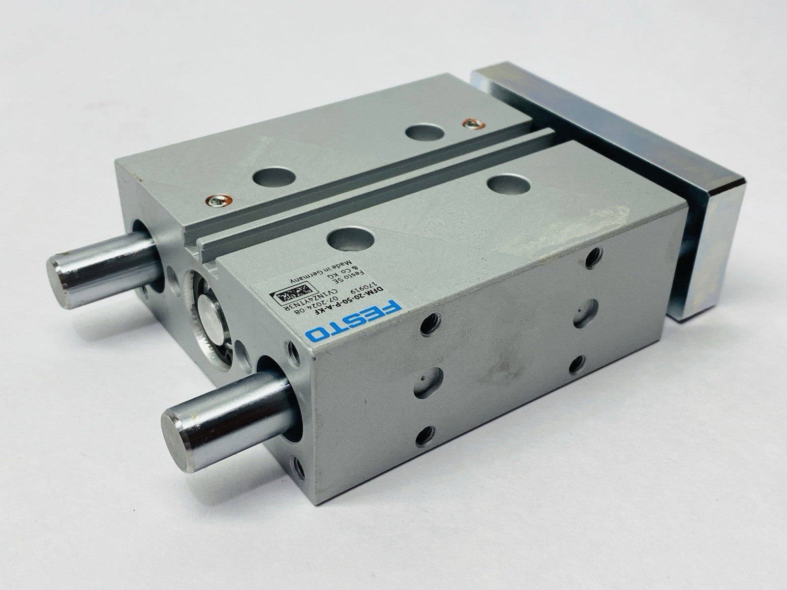 Festo DFM-20-50-P-A-KF Pneumatic Guided Actuator 20mm Dia 50mm Stroke 170919 - Maverick Industrial Sales