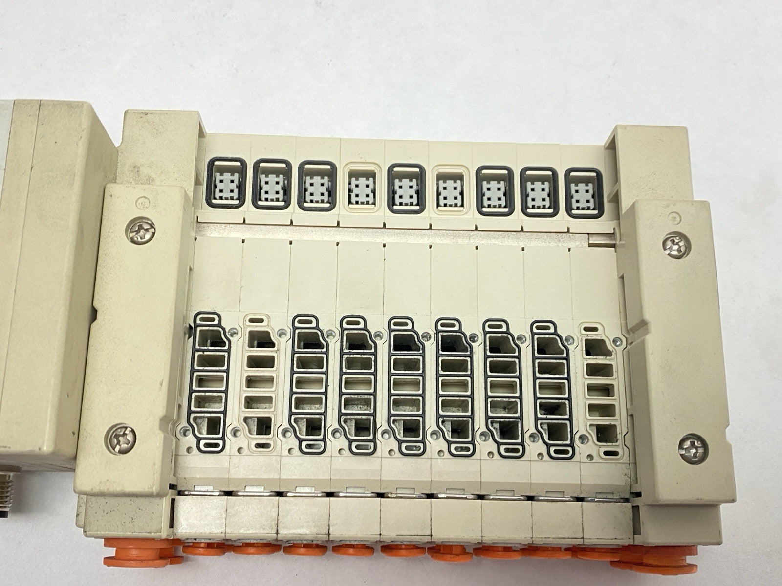 SMC 10-SS5V1-W10S0D-09U-N3 Pneumatic Manifold Assembly 9-Station - Maverick Industrial Sales