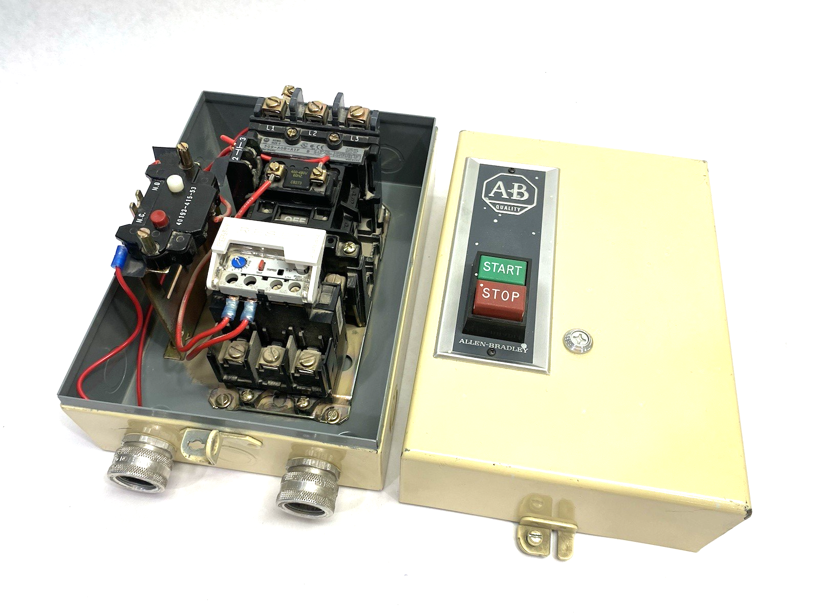 509-AAB-A1F-1 | Allen Bradley Ser. B Full-Voltage Magnetic Motor Controller 3-Ph - Used - Maverick Industrial Sales