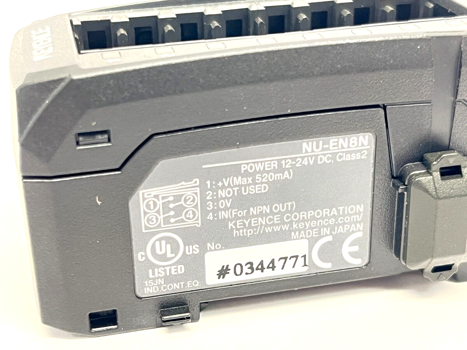 Keyence NU-EN8N e-CON Input Unit 8-Port - Maverick Industrial Sales