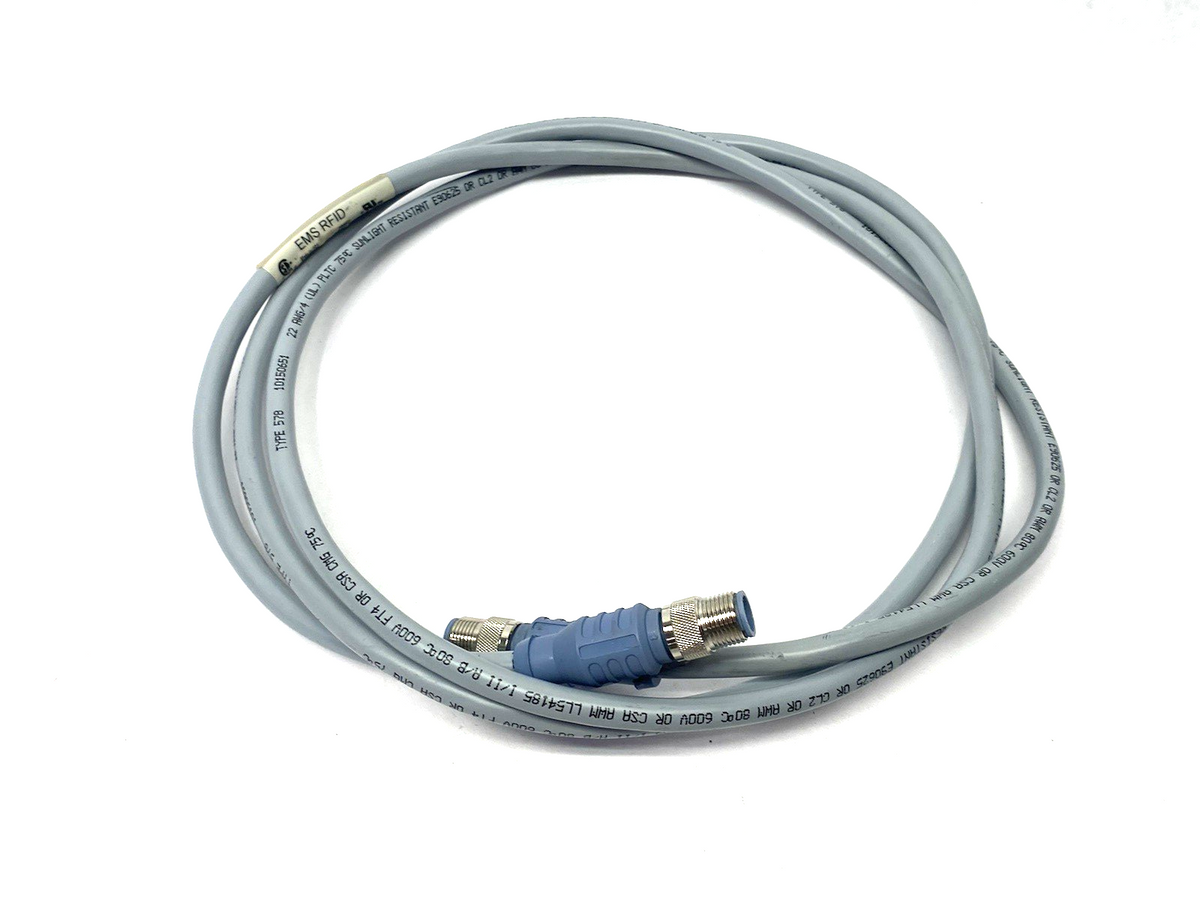 Datalogic EMS RFID CBL-1481-02 SubNET16 Double Ended Cable Male M12 U3-00470 - Maverick Industrial Sales