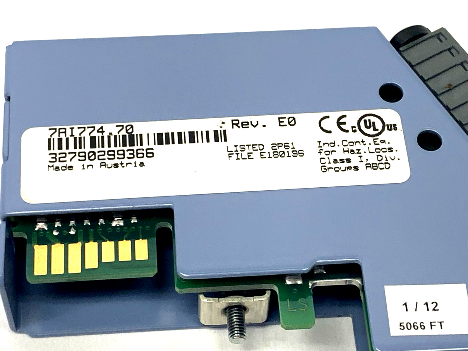 7AI774.70 | B&R Automation 2003 Analog Input Module 4 Input 0-20mA 12-Bit AI774 - Used - Maverick Industrial Sales