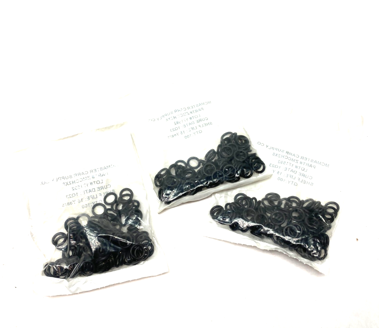 9262K169 | Buna-N O-Ring 2mm x 8mm ZMCCH2X8 PKG OF 100, LOT OF 3 - New - Maverick Industrial Sales