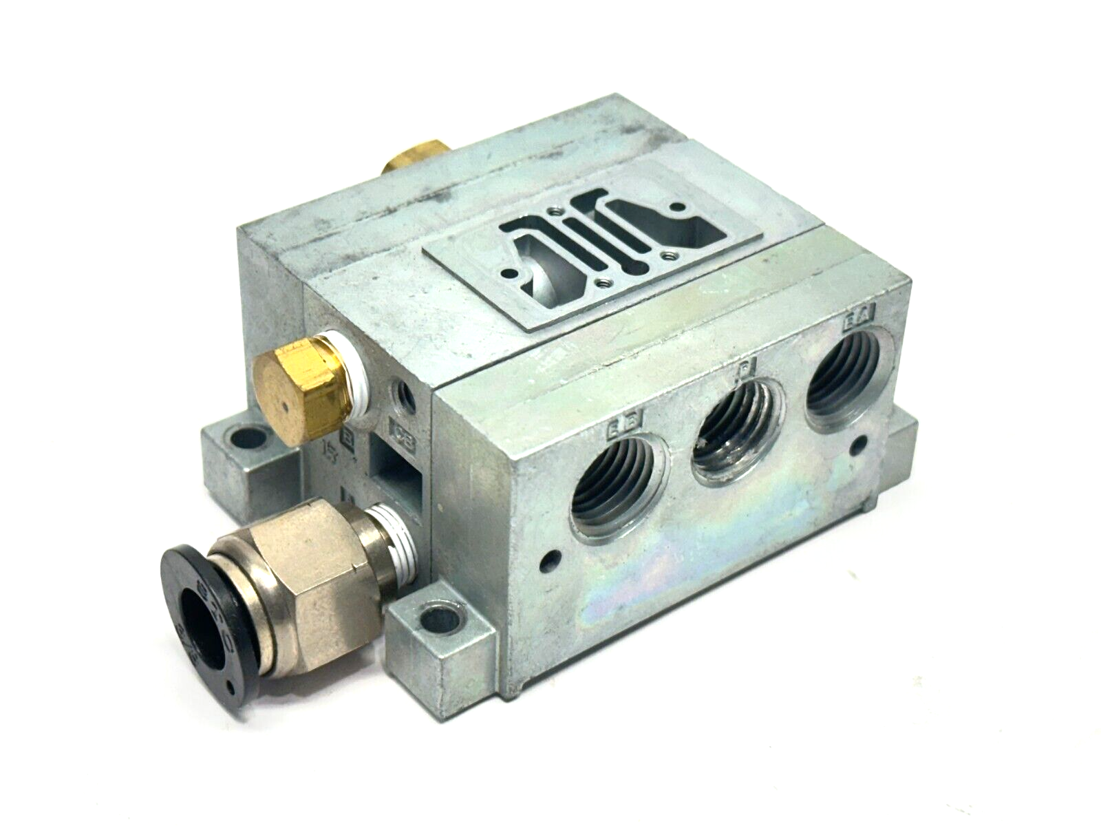 Numatics 229-718 Manifold Block w/ End Plates - Maverick Industrial Sales