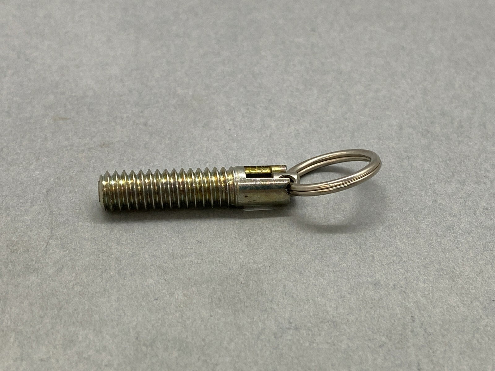 Vlier PR250 Steel Locking Pull Ring Plunger 1/4-20 Thread 1-2.5Lb Force - Maverick Industrial Sales