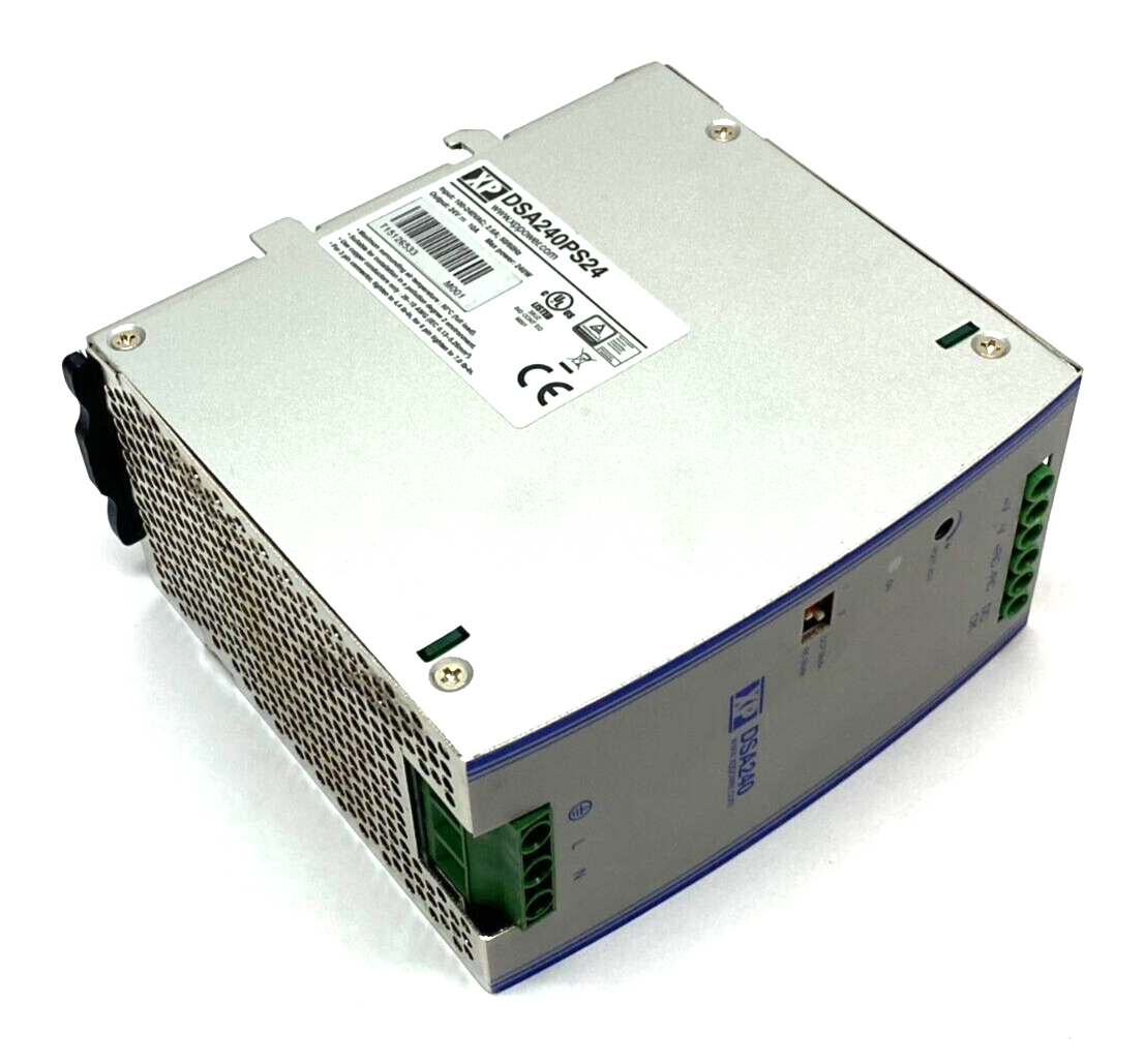 XP Power DSA240PS24 Power Supply 100-240VAC 50/60Hz Input 24V 10A Ouput - Maverick Industrial Sales