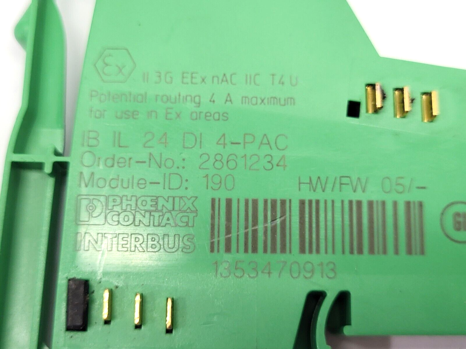 Phoenix Contact 2861234 Digital Module IBIL24DI4-PAC - Maverick Industrial Sales