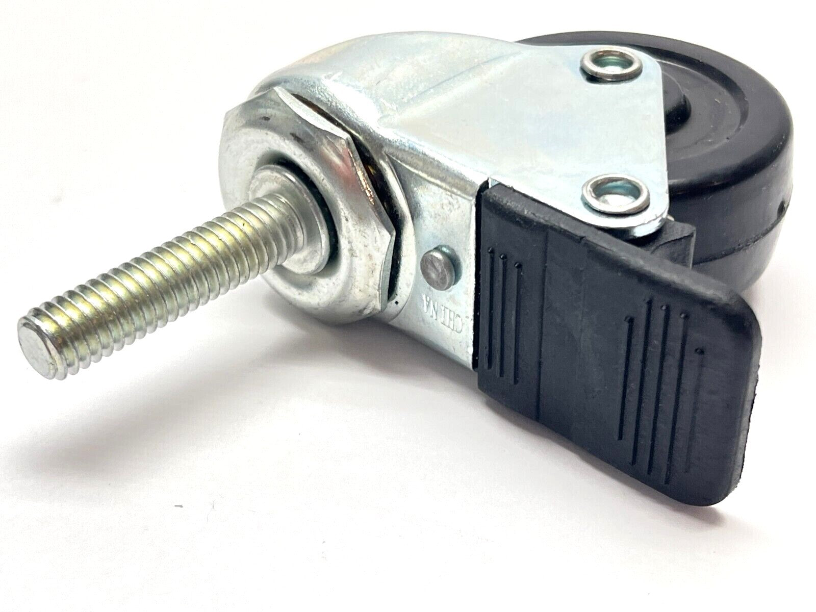 80/20 2299 Threaded Stem Swivel Caster 3/8-16" x 1.5" LOT OF 2 - Maverick Industrial Sales