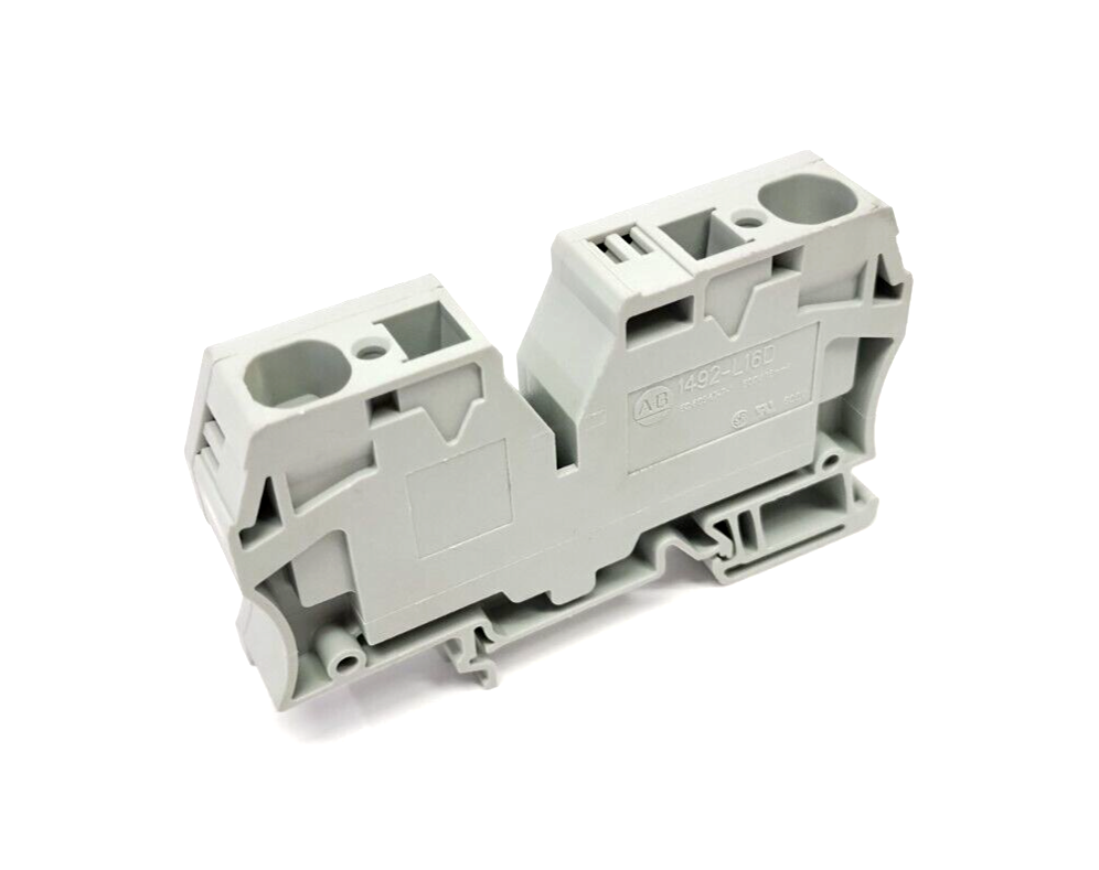 1492-L16D | Allen Bradley Spring Clamp Terminal Block 16mm Gray LOT OF 4 - New – Open box - Maverick Industrial Sales