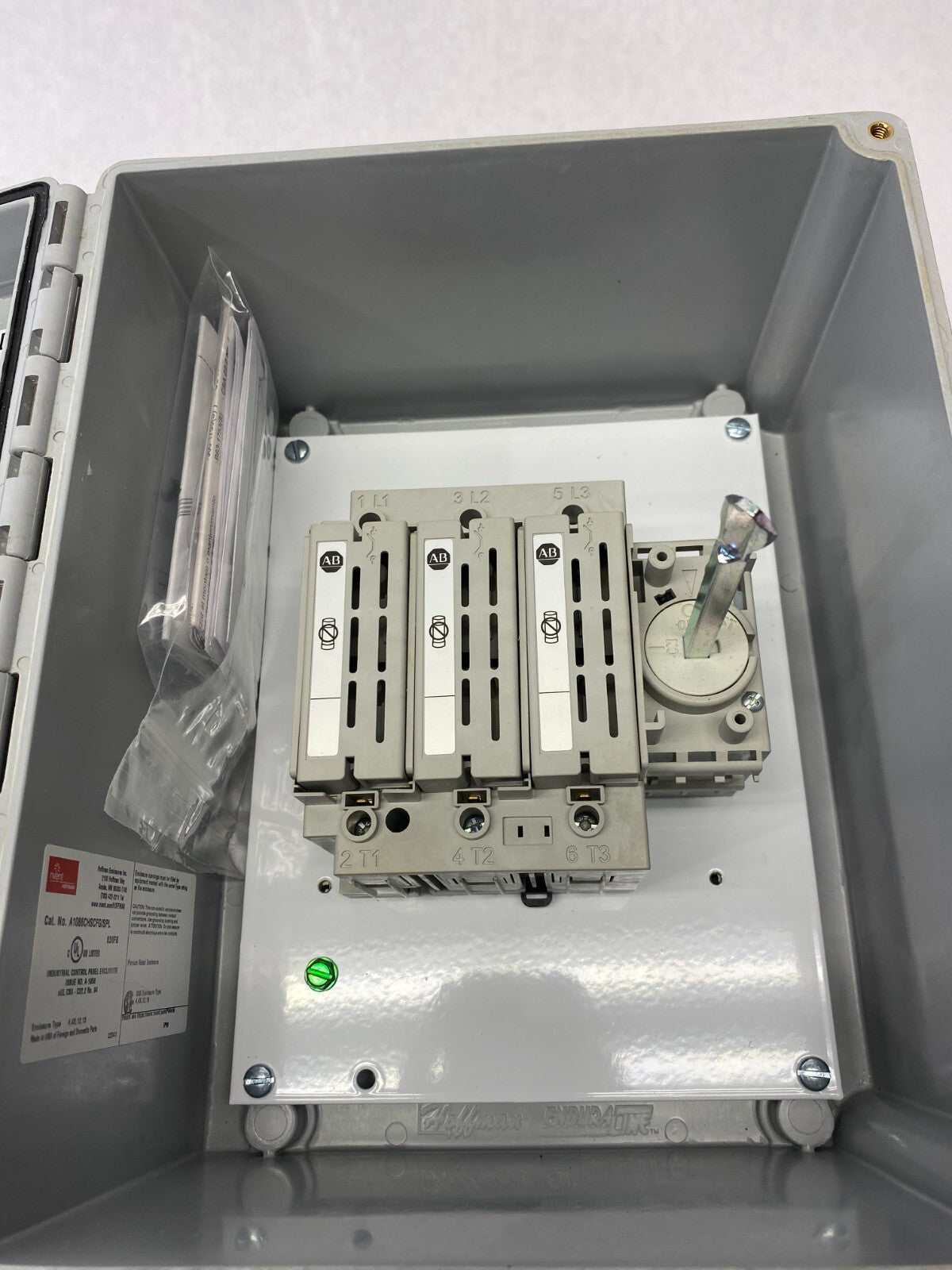 Allen Bradley 194R-KN30-1753-PY Thermoplastic Disconnect Switch Enclosure IP66 - Maverick Industrial Sales