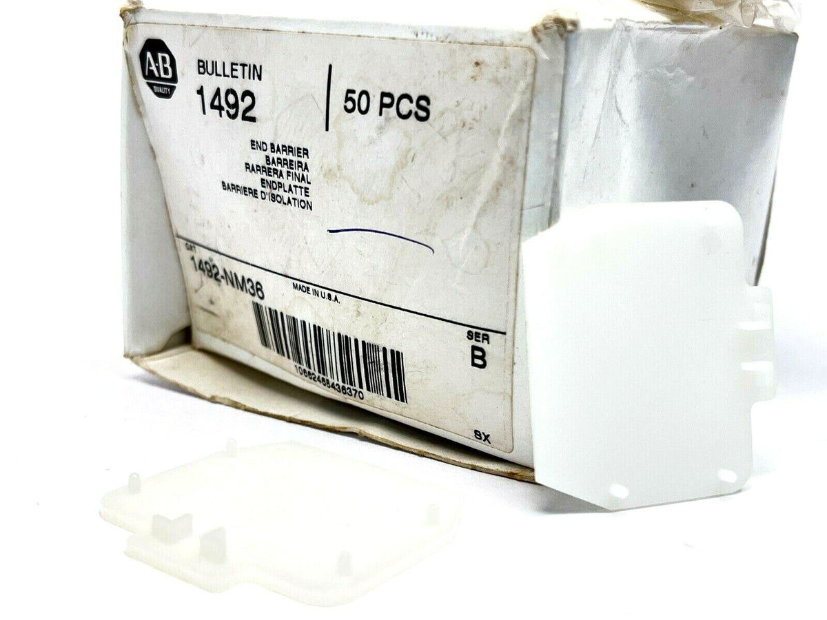 Allen Bradley 1492-NM36 Bulletin End Barriers LOT OF 45 - Maverick Industrial Sales