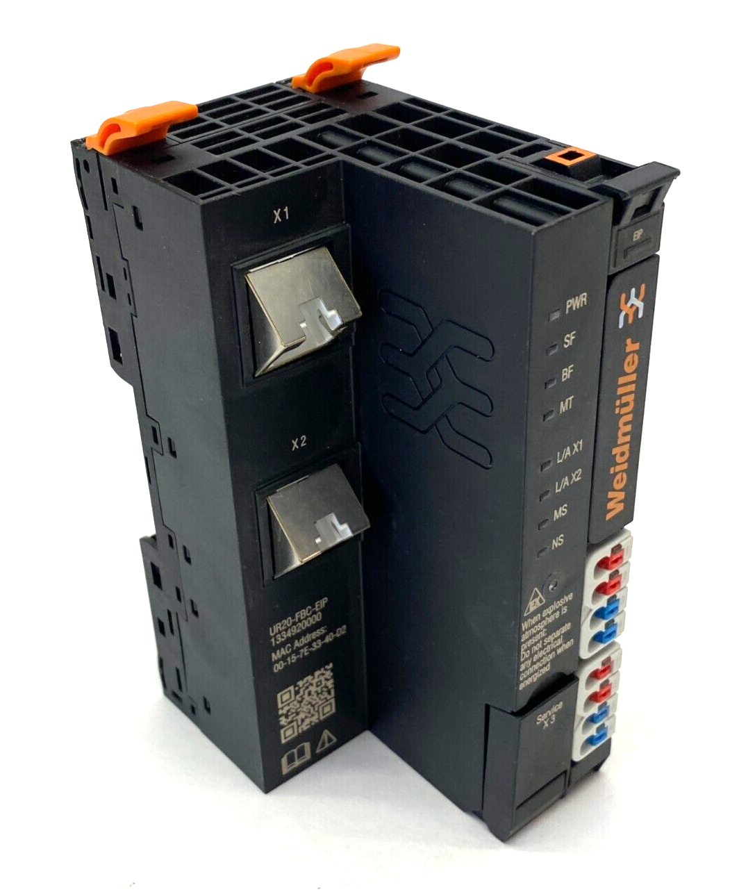 Weidmüller 1334920000 Remote I/O Fieldbus Coupler UR20-FBC-EIP NO END PLATE - Maverick Industrial Sales