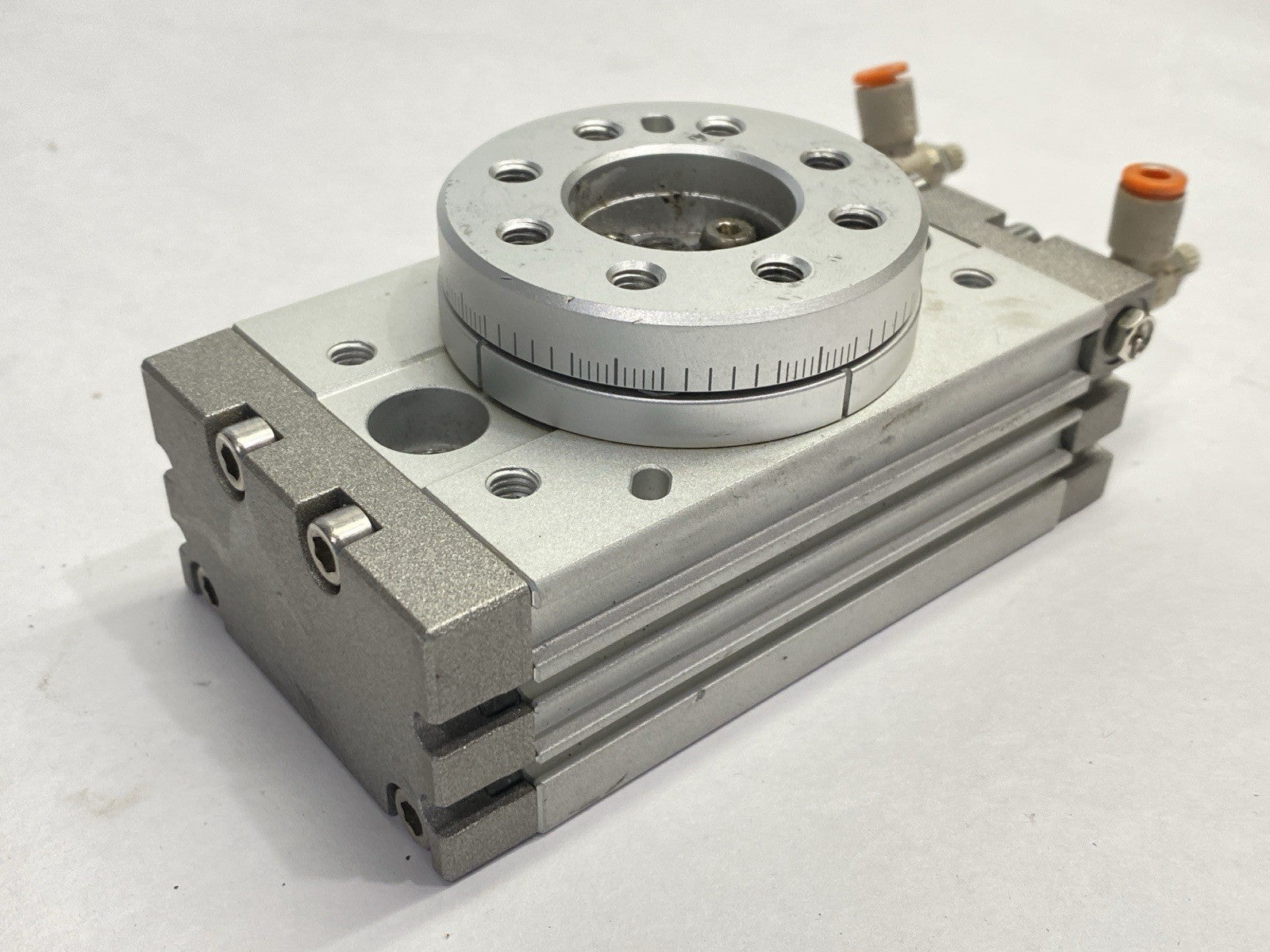 MSQB20A | SMC Pneumatic Rotary Table 190 Degree Rotation - Used - Maverick Industrial Sales