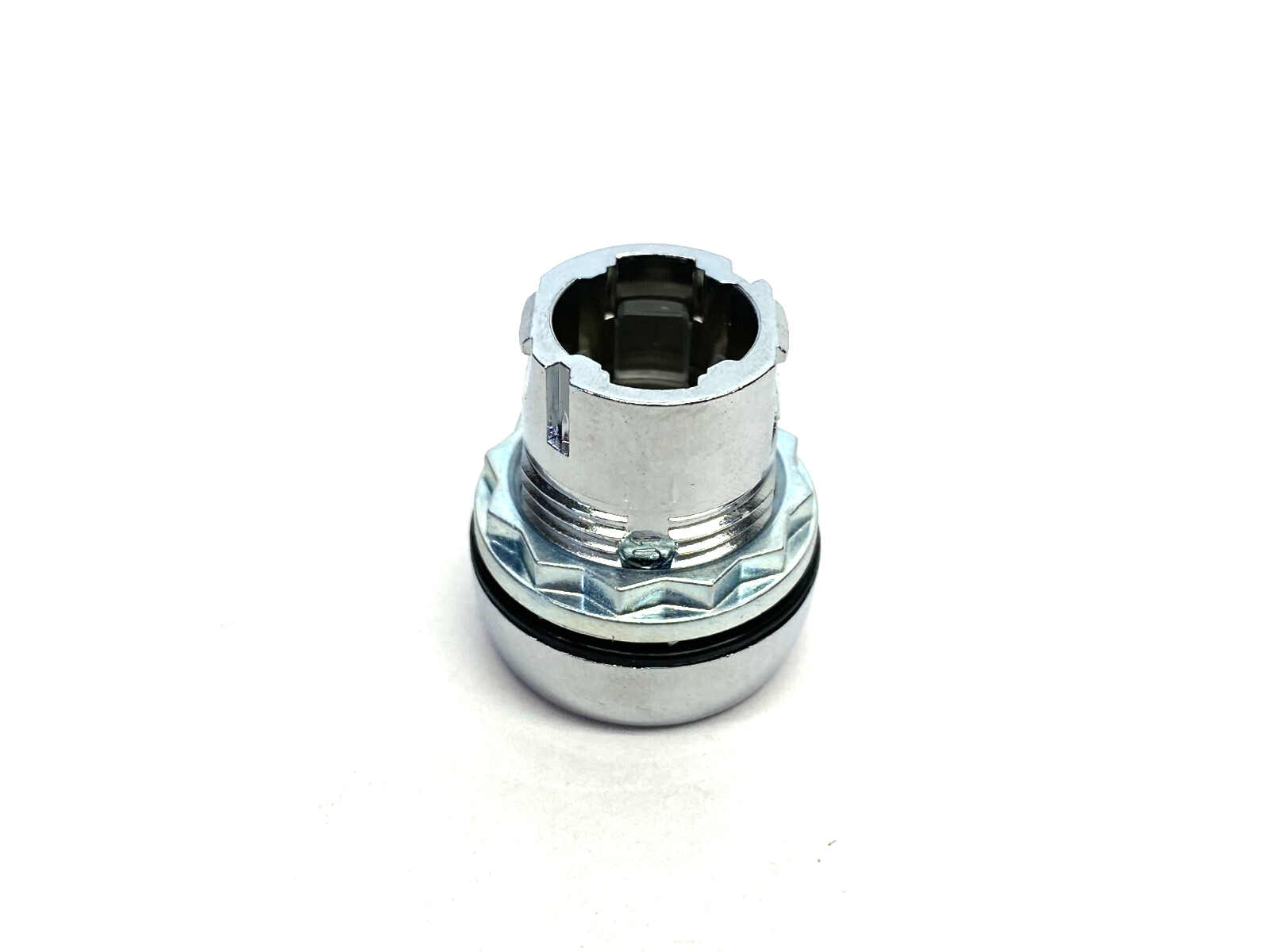 Allen Bradley 800FM-LF7 Flush Mount Illuminated Pushbutton White Metal Bezel - Maverick Industrial Sales