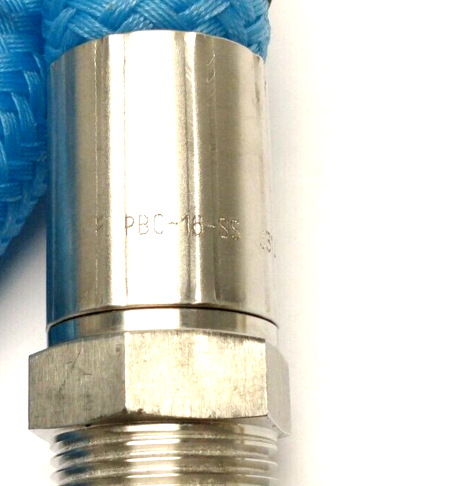 FCX Performance PBC-16-SS Braided Sanitary Hose 4' Length MP-16-SS HT#RM-7707 - Maverick Industrial Sales
