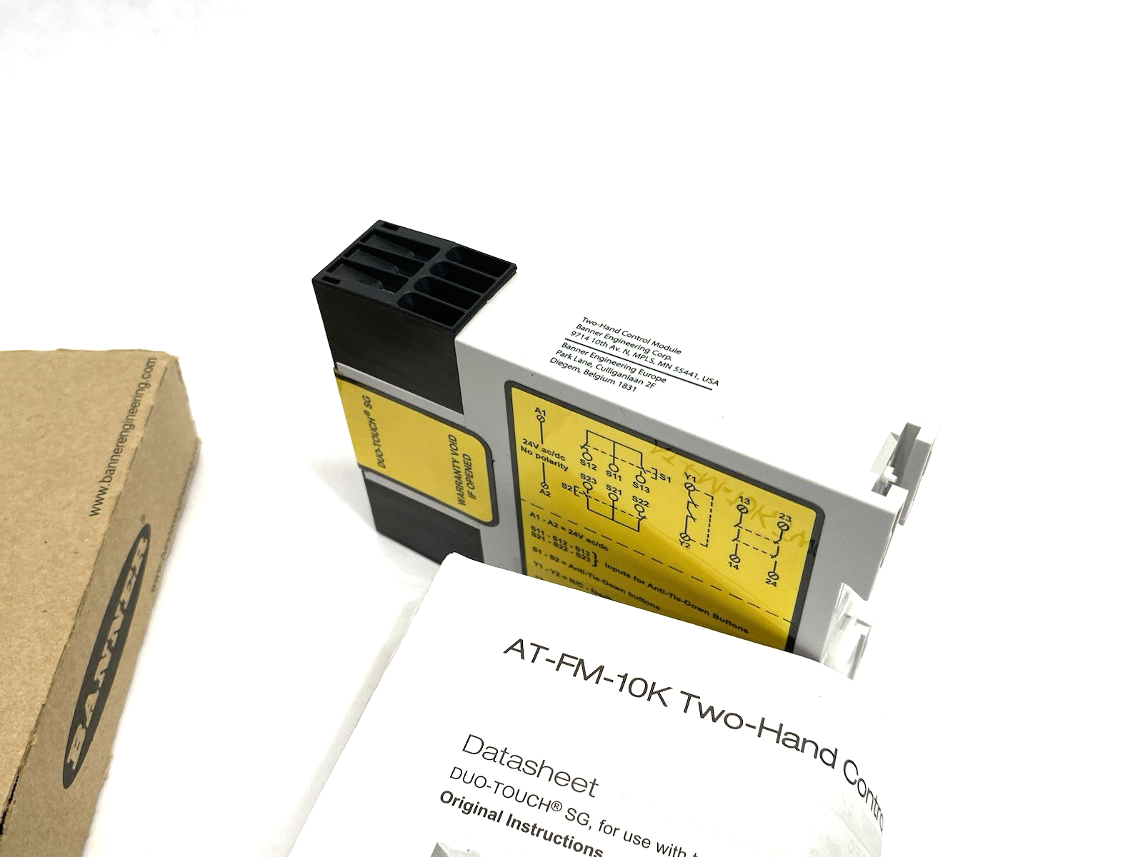 AT-FM-10K | Banner DUO-TOUCH Two-Hand Control Module 60698 - New – Open box - Maverick Industrial Sales