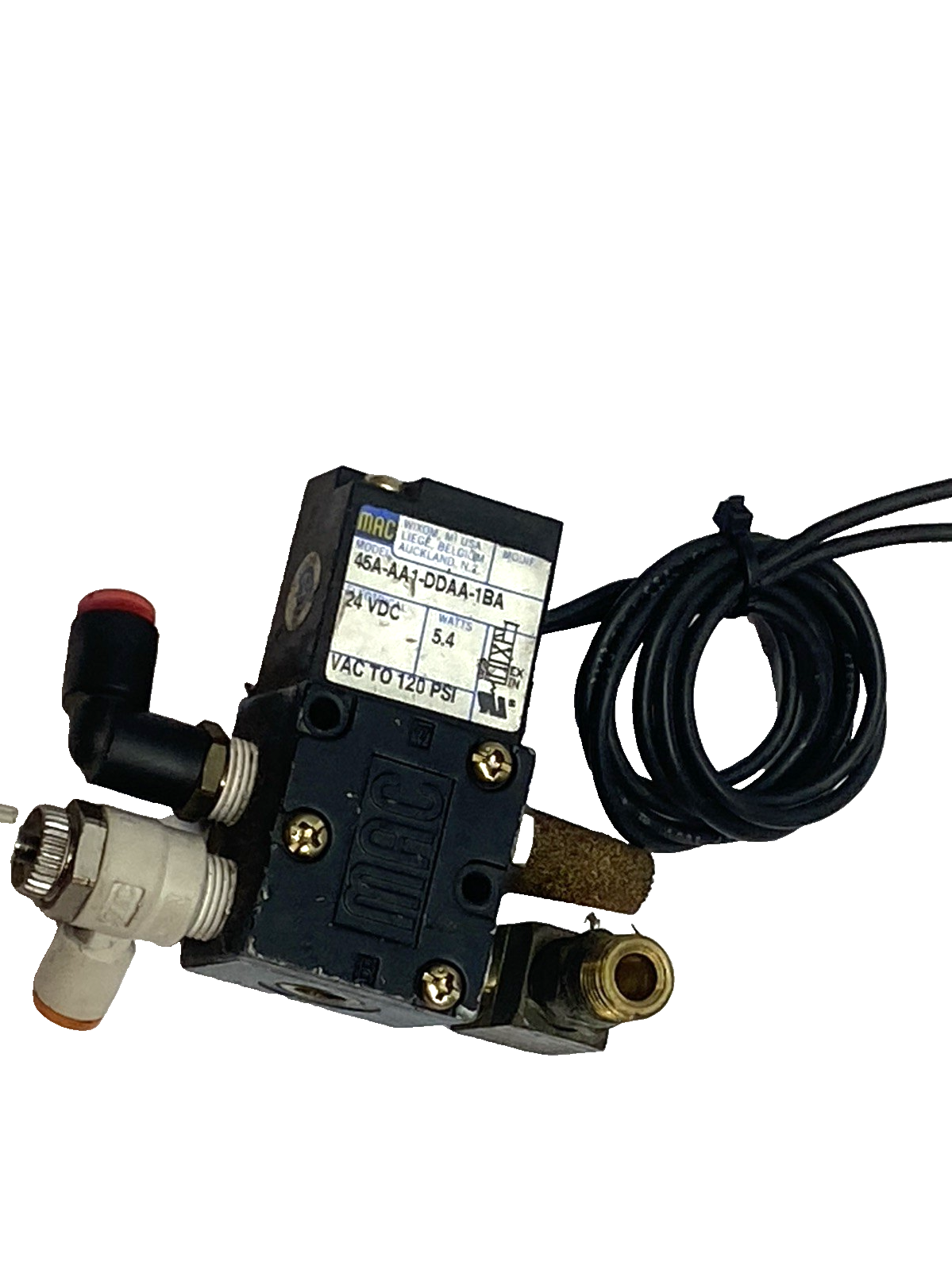 MAC 45A-GA1-DDAA-1BA Solenoid Valve 4-Way Double 24VDC NPTF 1/8 - Maverick Industrial Sales