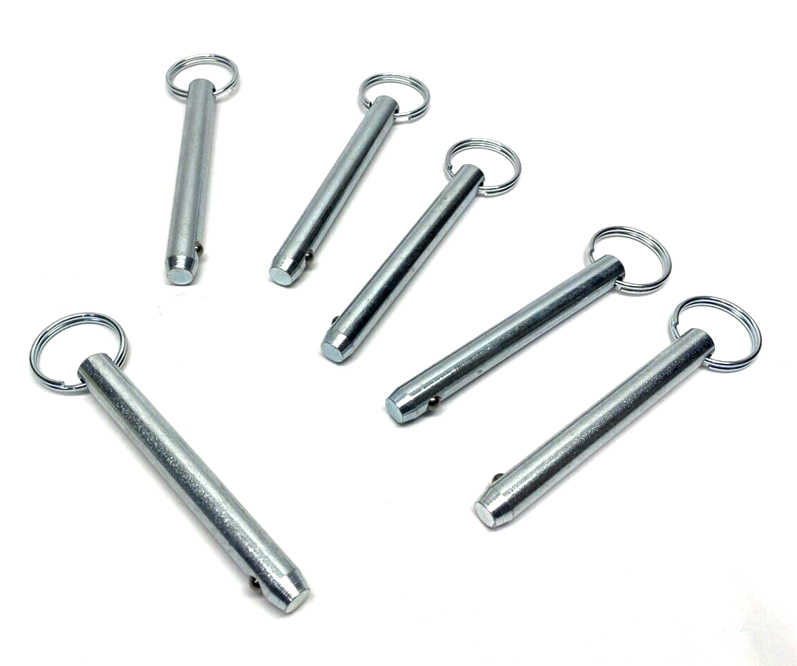 98320A515 Ring-Grip Quick-Release Pins, 1/2" Dia. 3-1/2" Usable Length LOT OF 6 - Maverick Industrial Sales