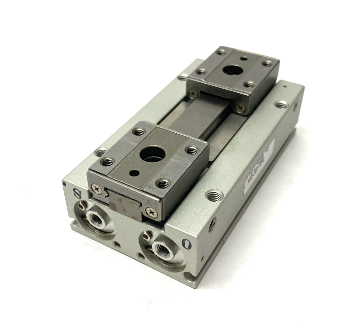 MHF2-16D1 | SMC Low-Profile Pneumatic Gripper, 2-Finger, 16mm Stroke Per Jaw - Used - Maverick Industrial Sales