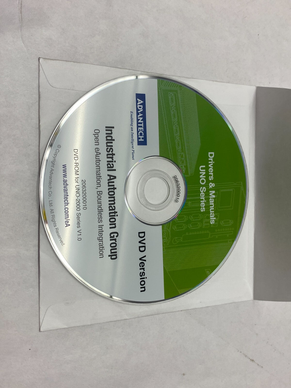 Advantech Embedded Automation DVD-ROM for UNO-2000 Series Driver V1.0 - Maverick Industrial Sales