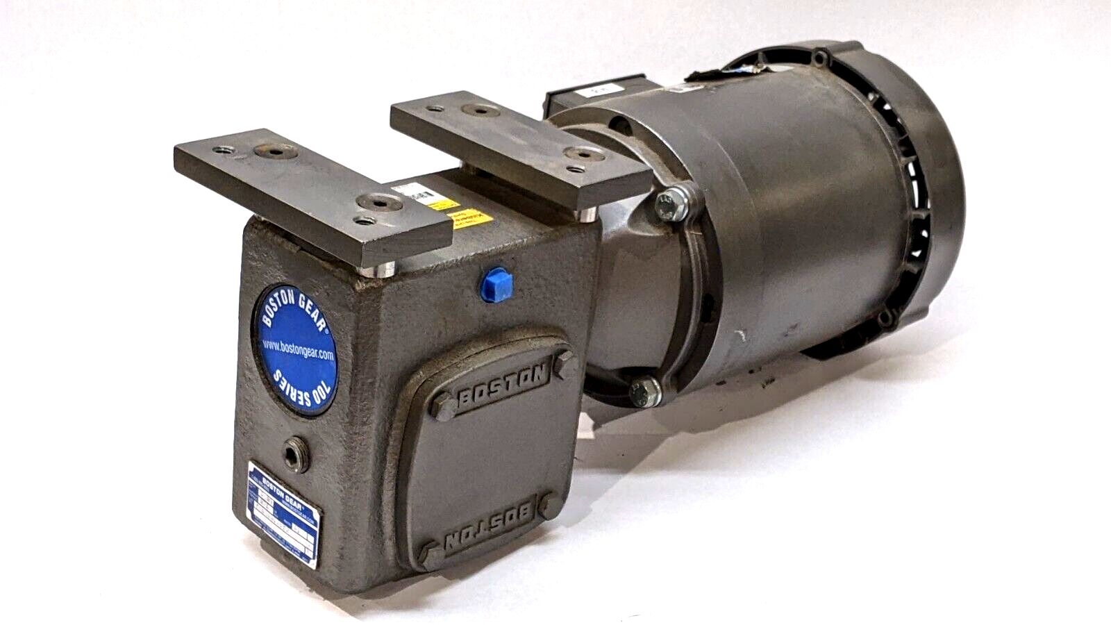 Leeson 110047.00 Electric Motor w/Boston Gear F721B-40K-B5-J Speed Reducer - Maverick Industrial Sales